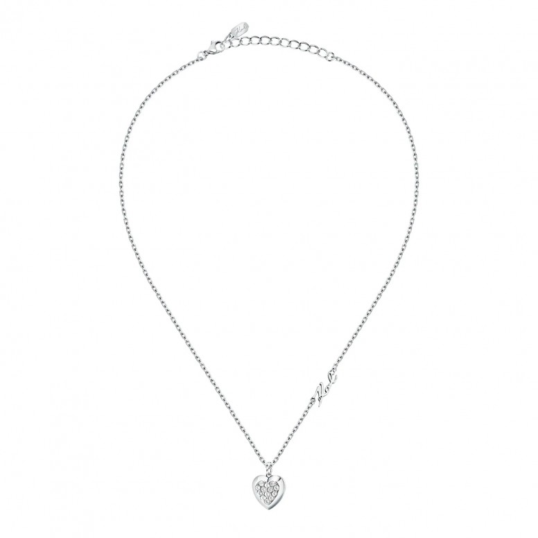 Charms Heart Silver Necklace