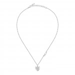 Charms Heart Silver Necklace