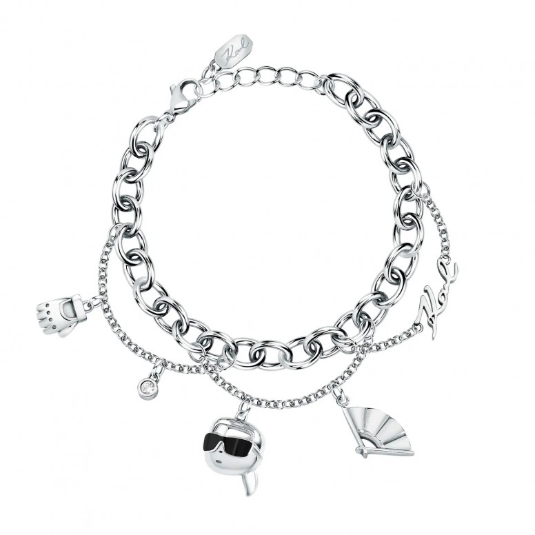 Pulsera Charms Plateada