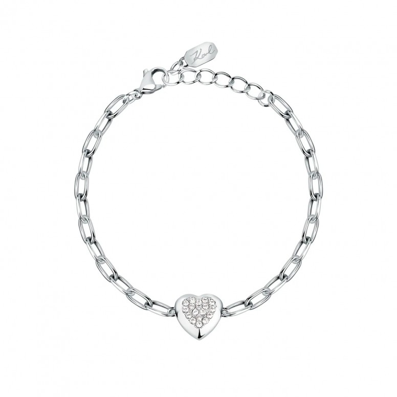Charms Heart Silver Bracelet