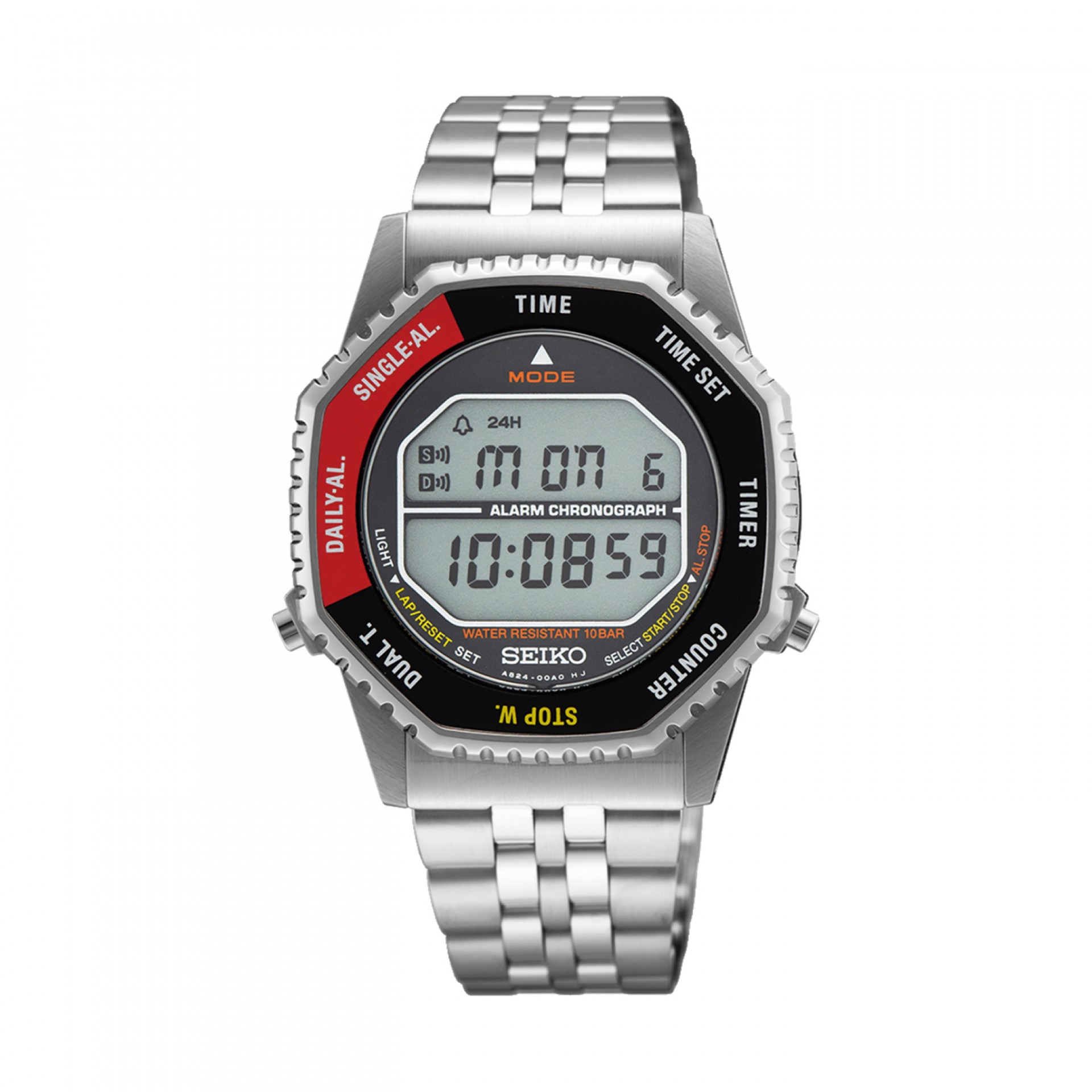 Neo Sports Digital Black-Red Watch