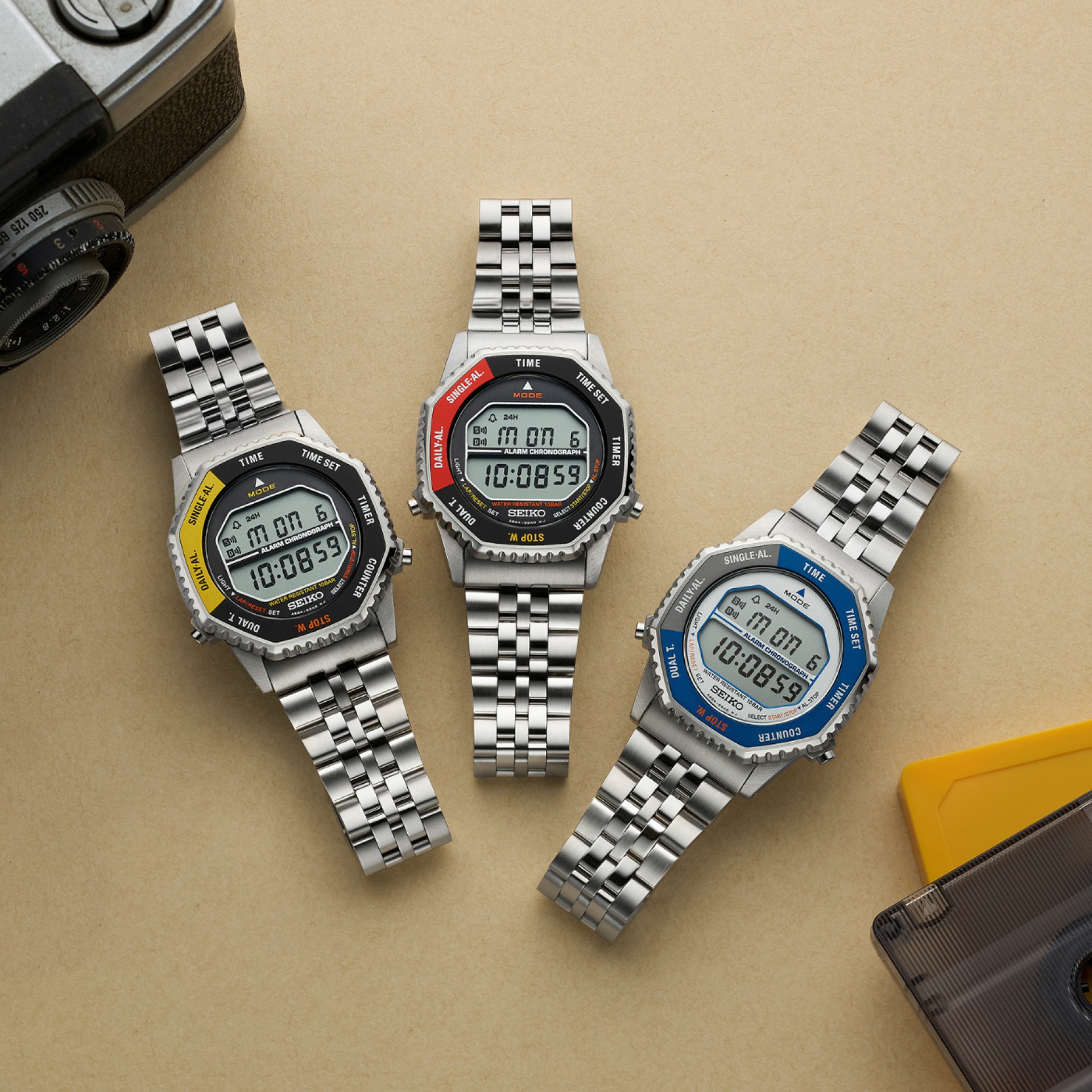 Neo Sports Digital Black-Red Watch