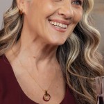 Mood Rouge Gold Necklace and Earrings Set