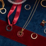 Mood Rouge Gold Necklace and Earrings Set