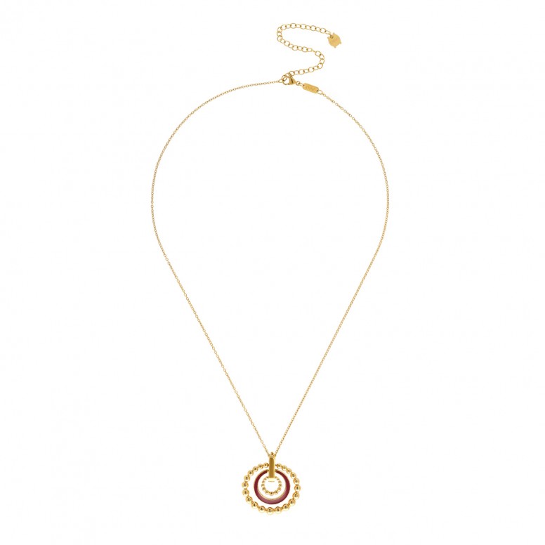 Mood Rouge Gold Necklace and Earrings Set