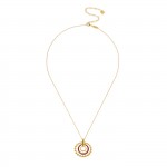 Mood Rouge Gold Necklace and Earrings Set
