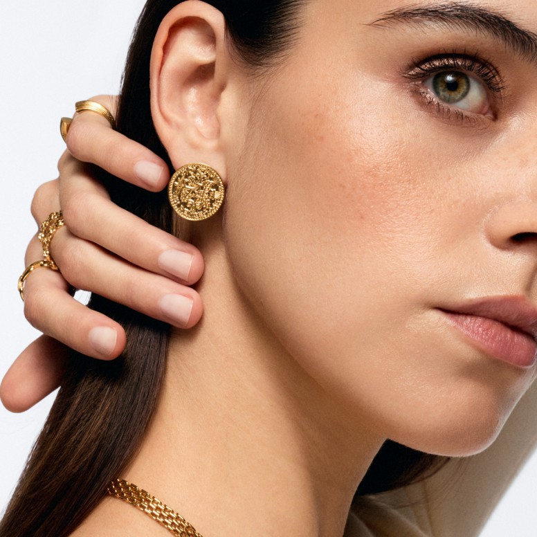 Pendientes Royalty Gold
