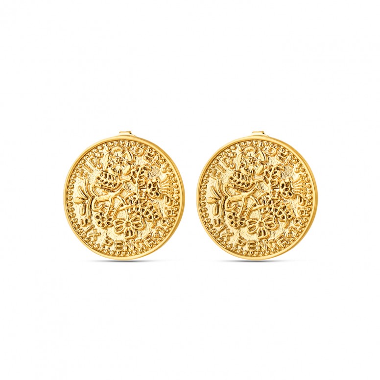 Pendientes Royalty Gold