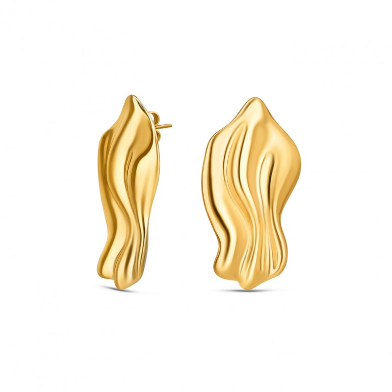 Pendientes Flow Gold