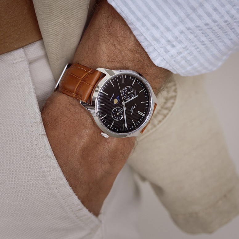 Rel�gio Legacy Castanho