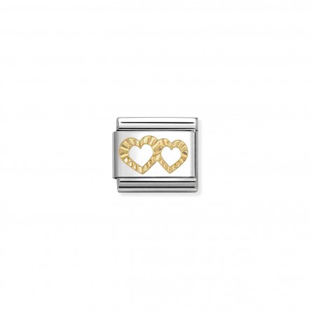 Charm Link Coraz�n Doble