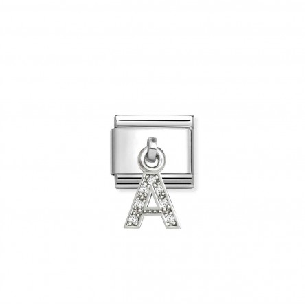 Letter A Charm Link Letter A Charm Link