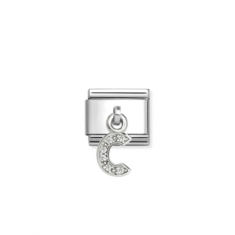 Letter C Charm Link