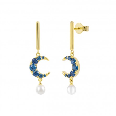 Pendientes Blue Moon & Pearls