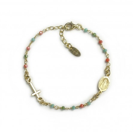 Colorful Fatima Rosary Bracelet