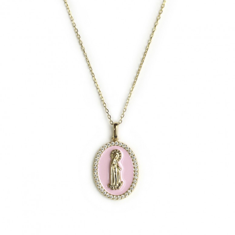 Collar F�tima Rosa