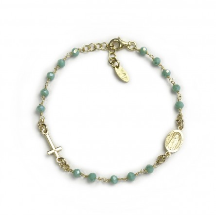 Pulseira F�tima Rosary Verde