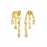 Pendientes Drop Crystal Golden