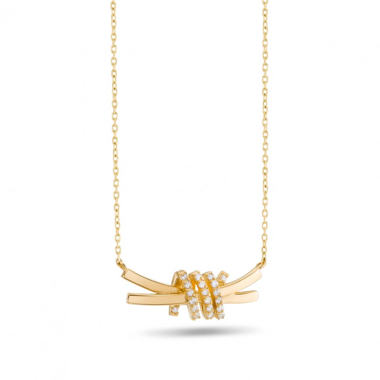 Necklace Promise 18K Gold Diamonds