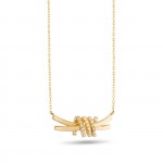 Necklace Promise 18K Gold Diamonds