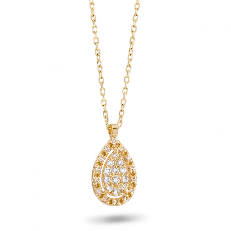 Necklace Nicole 18K Gold Diamond