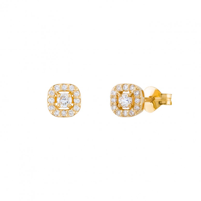 Pendientes Emma Oro 18K Diamante