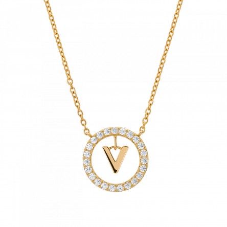 Collar Letra V
