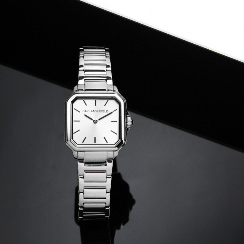 Square Classics Silver Watch