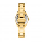 Rel�gio Round Essentials Preto e Dourado