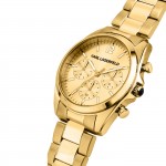 Rel�gio Round Essentials Dourado