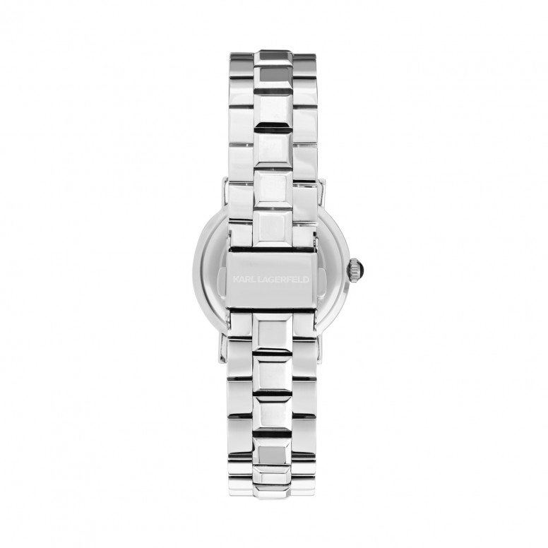Rel�gio Crystals Prateado
