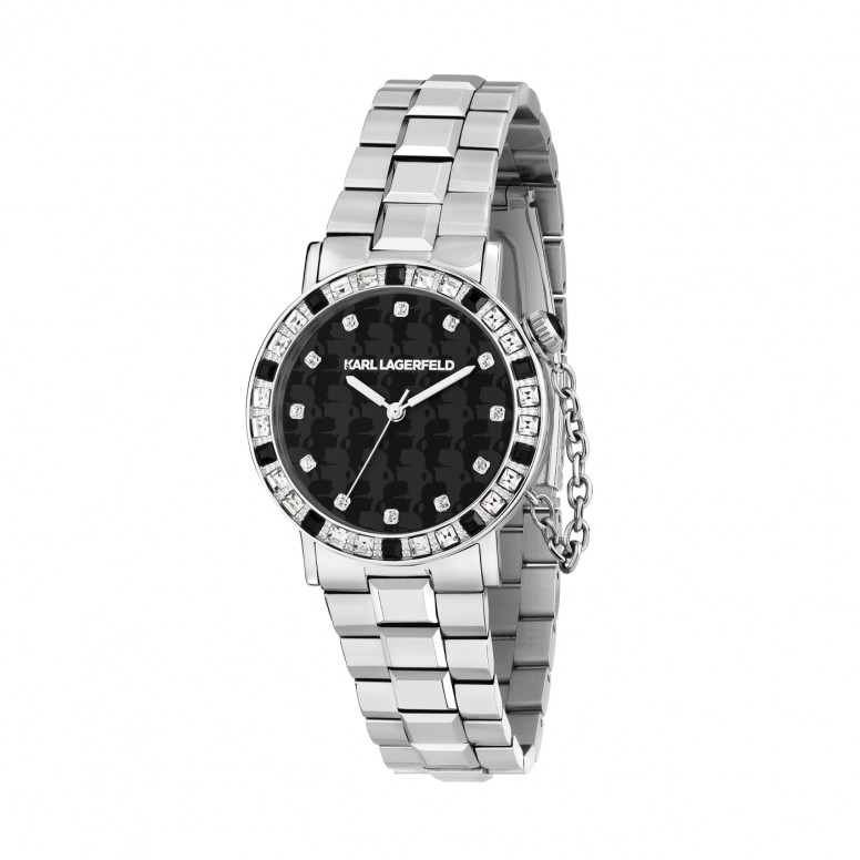 Rel�gio Crystals Preto