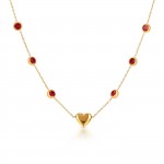 Red Spark Necklace Set