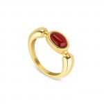 Red Flame Golden Ring
