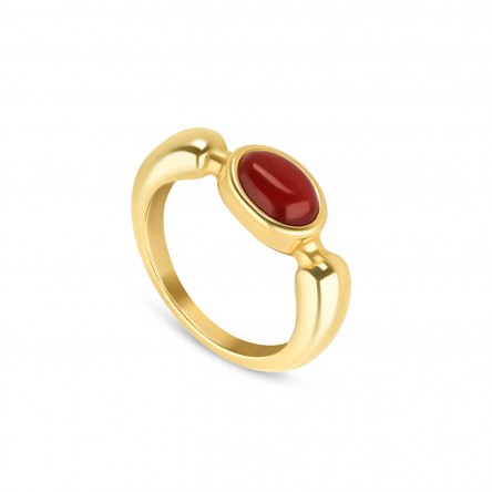 Red Flame Golden Ring