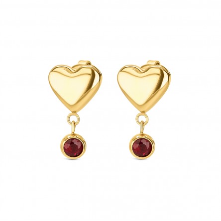 Red Spark Earrings