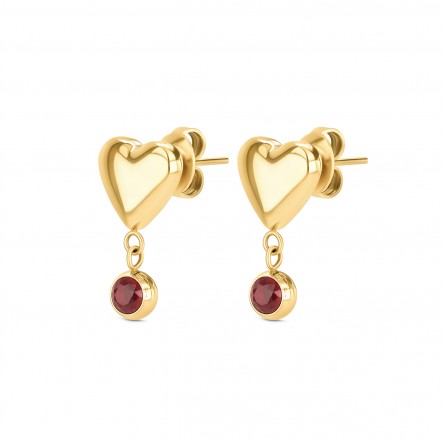 Red Spark Earrings