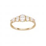 Seven Stones 14K Gold Ring