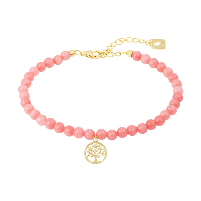 Pulsera Peach Stones & Tree of Life II