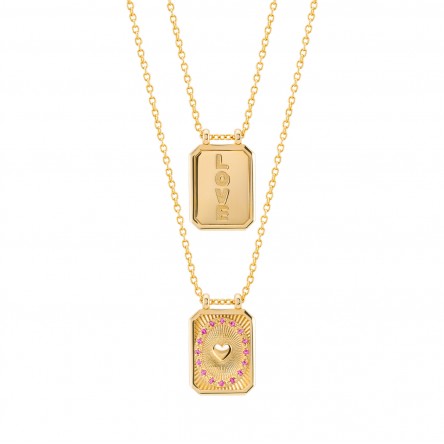 Collar Escapulario Love