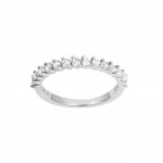 Anel 1/2 Memory Silver