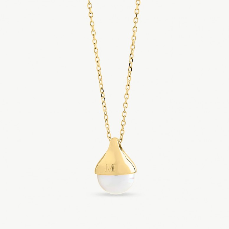 Collar Drop Plata Dorada