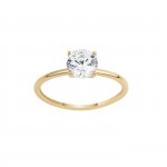 Anel Solitaire Golden