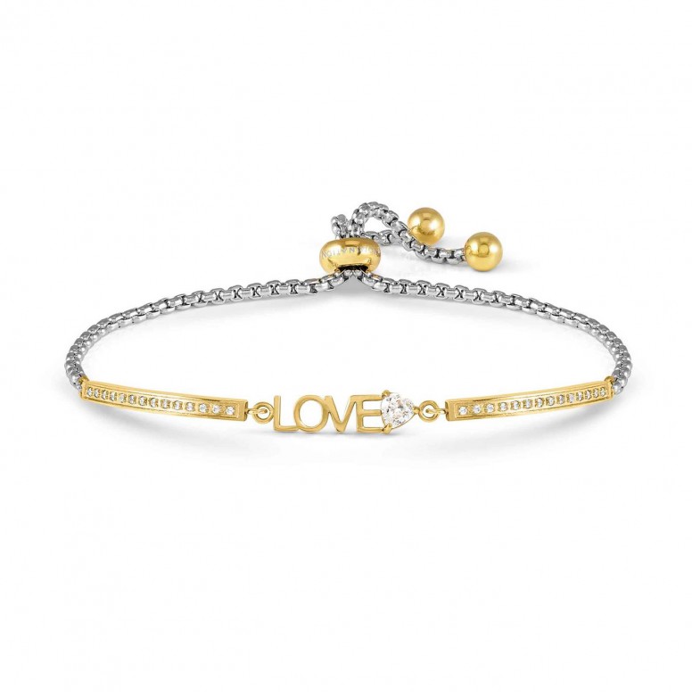Pulsera Milleluci Love Bicolor