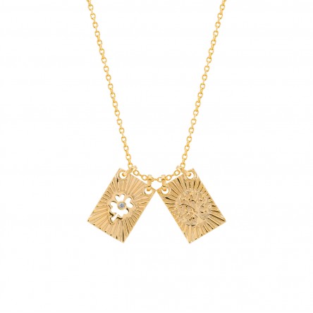 Collar Escapulario Golden Nature