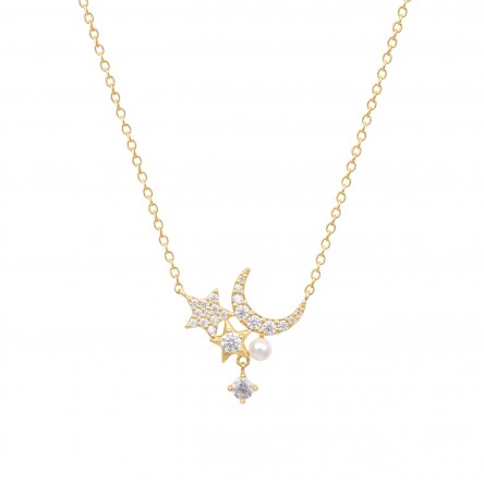 Colar Stars & Moon Golden