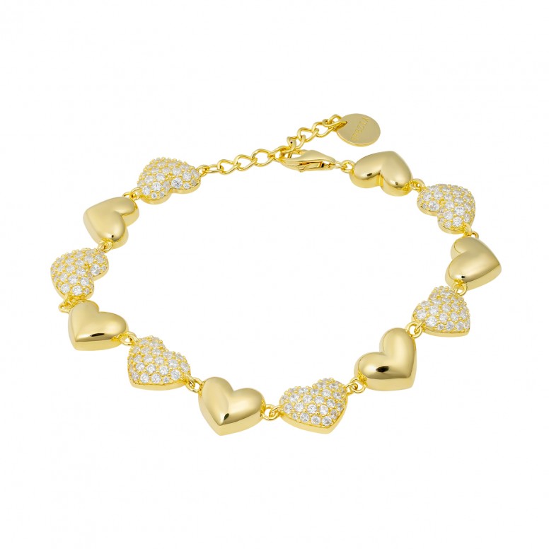 Pulseira Trionfo Golden Hearts