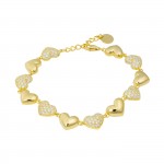 Pulseira Trionfo Golden Hearts