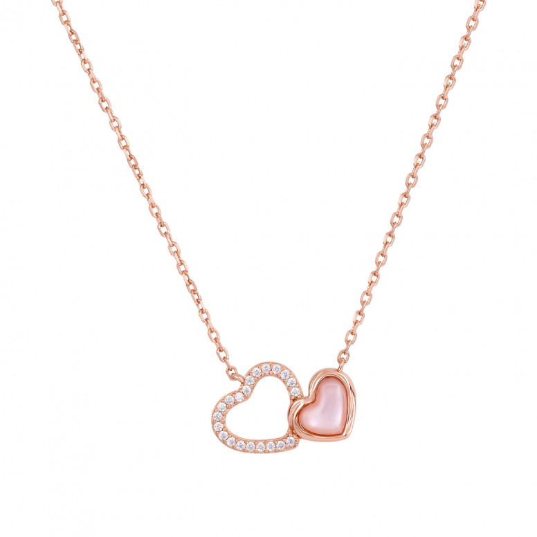 Collar Mother of Pearl Hearts II
