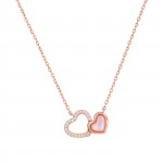 Collar Mother of Pearl Hearts II